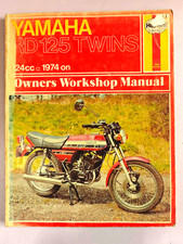 Yamaha RD125 Twin 1973-77 Workshop Manual, Workshop Book, Original Haynes
