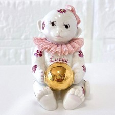 Irish Dresden porcelain doll Lucky (with missing lace)