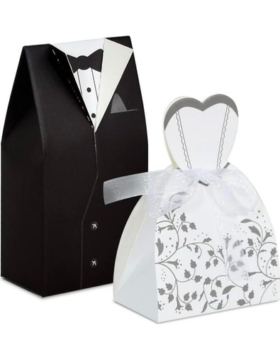 Wedding favour boxes - favour, boxes-white