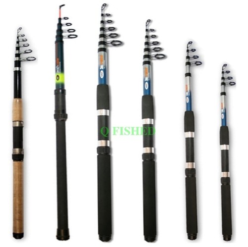 Fishing telescopic travel rods - telescopic,