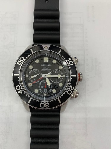 Seiko solar chronograph - seiko,
