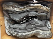 Balenciaga 38 Black Trainers