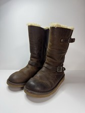 UGG Kensington Toast Boots Size 4 Women's Brown Leather