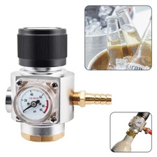 Mini Sodastream CO2 Charger Gas Regulator 0-90 PSI for Soda Keg TR21-4 Home UK