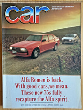 Car Magazine, July 1987 - Alfa 75, Lancia Delta HF Turbo 4x4, Citroen AX