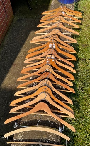 Vintage suit wooden - hangers, x