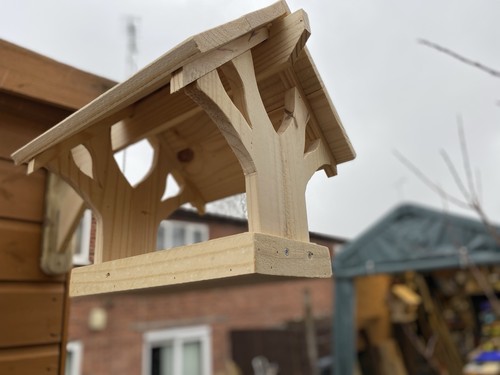 Bird feeding table wall - table,