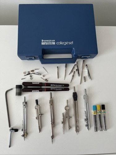 Precision drawing compass set - precision,