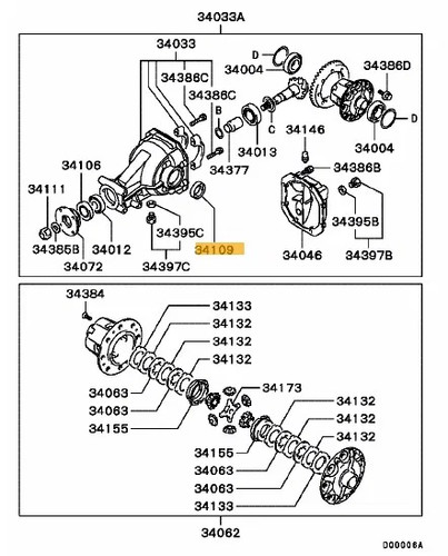 Oil seal rear driveshaft - oil,