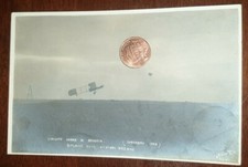 Cartolina d'epoca Paesagg Italia Lomb Brescia Circuito Aereo 1909 Biplano Anzani