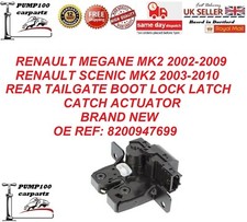 BOOT LOCK FOR RENAULT MEGANE