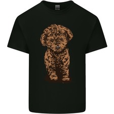 Dogs Cute Labradoodle Puppy Mens Light Cotton T-Shirt