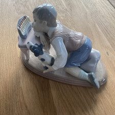 Lladro 6027 Hanukkah Lights Vintage Porcelain Figurine (Retired)