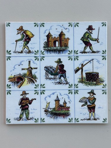 Vtg delft tile - vtg, holland