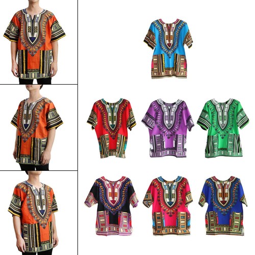 African dashiki shirt - african, t