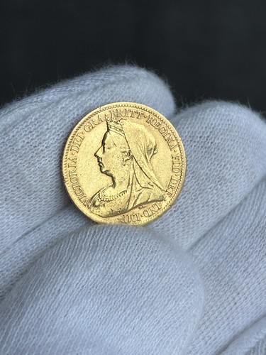 1899 victoria gold half - 1899,