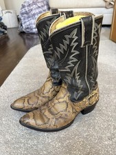JUSTIN Snakeskin Cowboy Boots