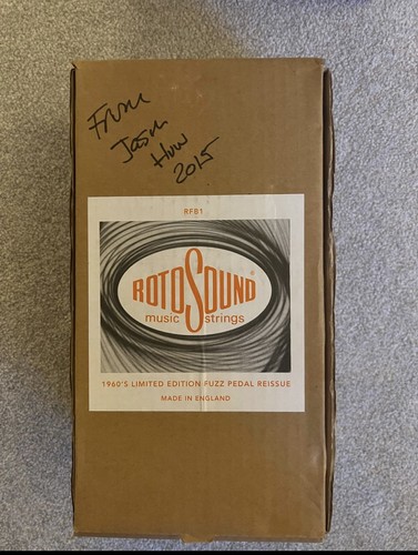Rotosound vintage fuzz pedal - rotosound,