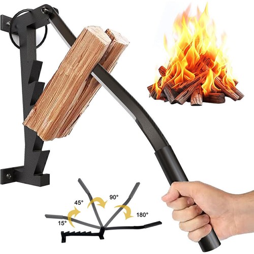 Wall mounted wood kindling - mounted,