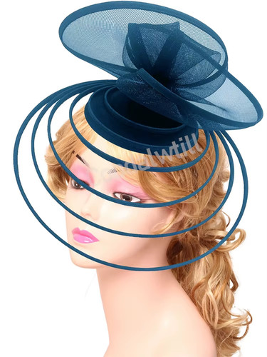 Church fascinator hat wedding - church,