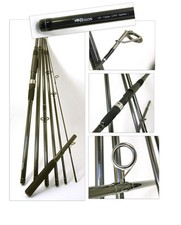 7 SECTION CARBON 12'6" TRAVEL SPECIMEN CARP PIKE BASS FISHING  ROD