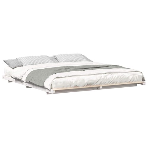 Bed frame solid - solid, wood