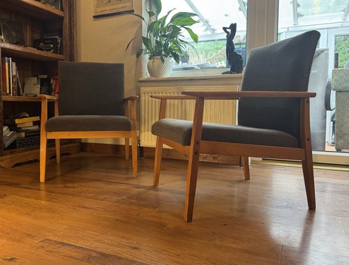 Pair czech mid century - ,