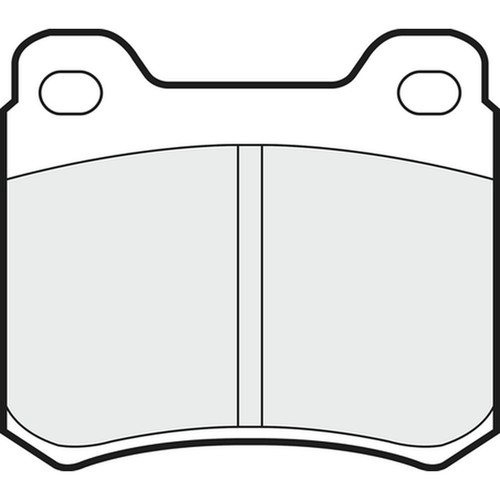 Brake pads set for - for, mercedes