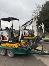 2021 Bobcat E17 1.7 Ton Mini Digger Excavator 360 digger & Ifor Williams trailer