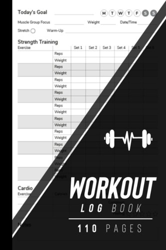 Workout log book - log,