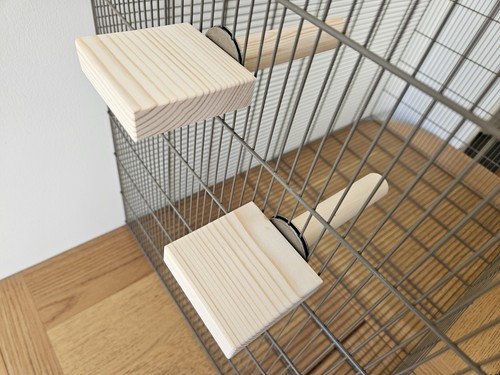 Dual ended cage perch - cage, &