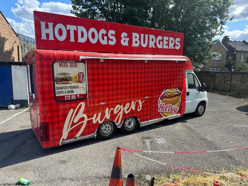 Catering van burger - catering, van,