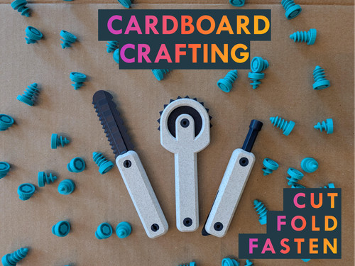 Cardboard crafting tools - tools, diy