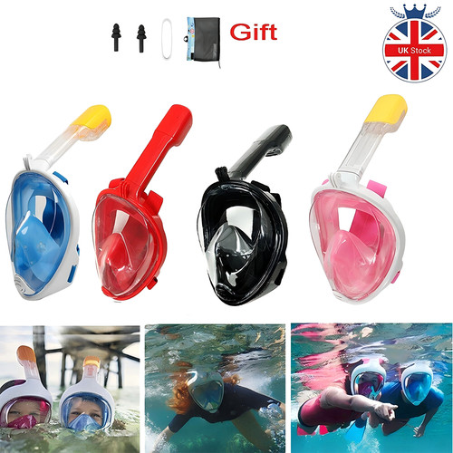 Kids adults snorkel face mask - adults,