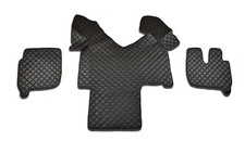 ECO LEATHER BLACK FLOOR MATS