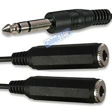 6.35mm Stereo Y SPLITTER 1/4"