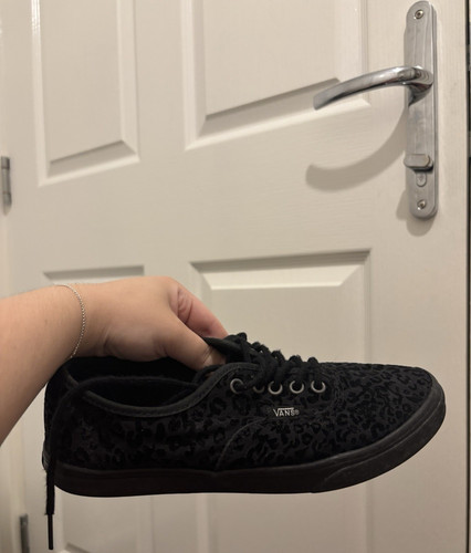 Vans unisex black leopard - vans,
