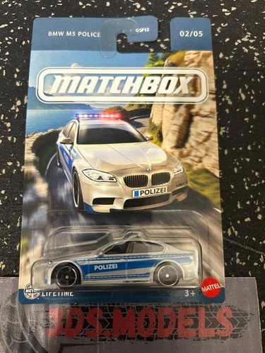 Matchbox bmw m5 police - matchbox,