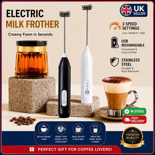 Electric handheld milk - electric, frother
