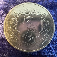 VINTAGE LIVERPOOL FC FA CUP CENTENARY ESSO COIN / MEDALS 1972