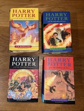 Harry Potter Hardback Book Bloomsbury Rare X4 First Editions