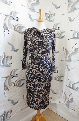 Max mara black taupe stretch - black,
