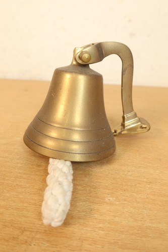 Vintage brass pub ships bell - vintage,
