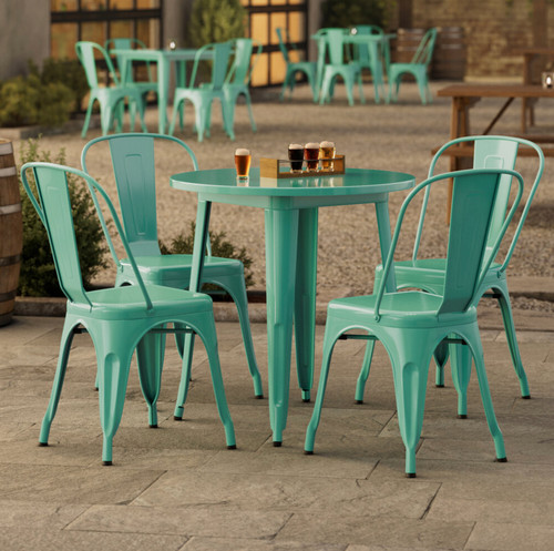 Round restaurant table - restaurant,