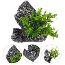 Aquarium Stone Ornament Fish Tank Rock Cave Decorations With
