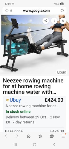 Nezee rowing machine - rowing,