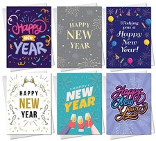 New Year Cards Multipack pack