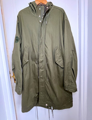 Pretty green fishtail parka - pretty,