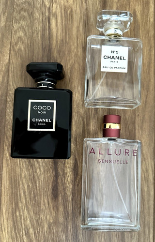 Lot empty chanel - of, perfume