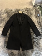 Men’s Black Overcoat, Zara